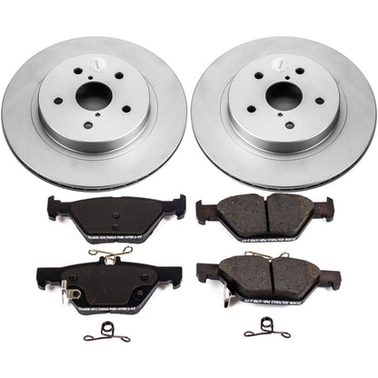 PowerStop Rear Z17 Evolution Geomet Coated Brake Kit | Subaru Legacy (15-18) (CRK7039)