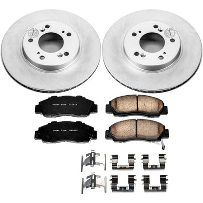 PowerStop Front Z17 Evolution Geomet Coated Brake Kit | Acura Integra (97-01) (CRK704)