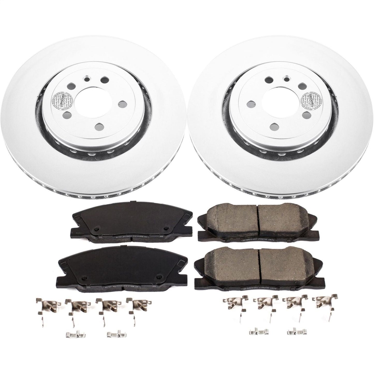 PowerStop Front Z17 Coated Brake Kit | Dodge Charger (14-22) (CRK7050)