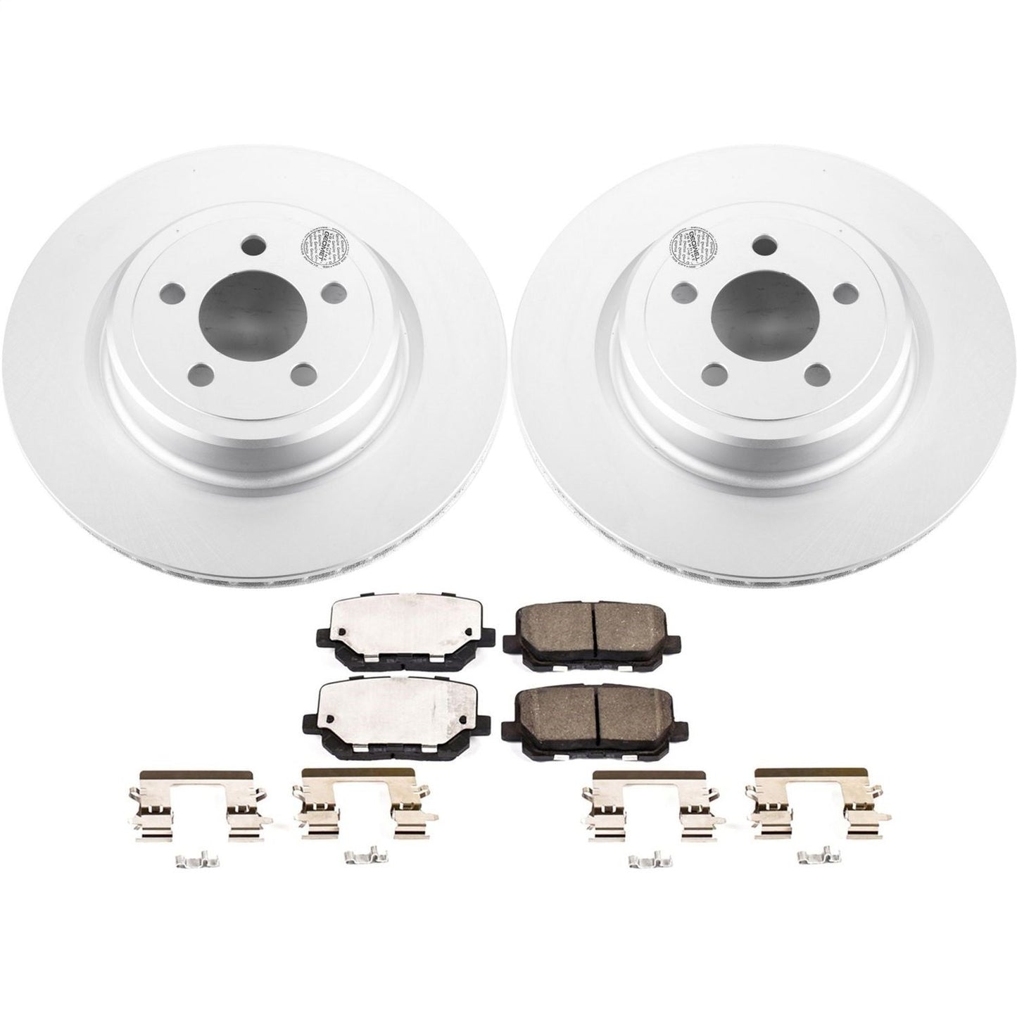 PowerStop Rear Z17 Evolution Geomet Coated Brake Kit | Dodge Charger (14-19) (CRK7052)