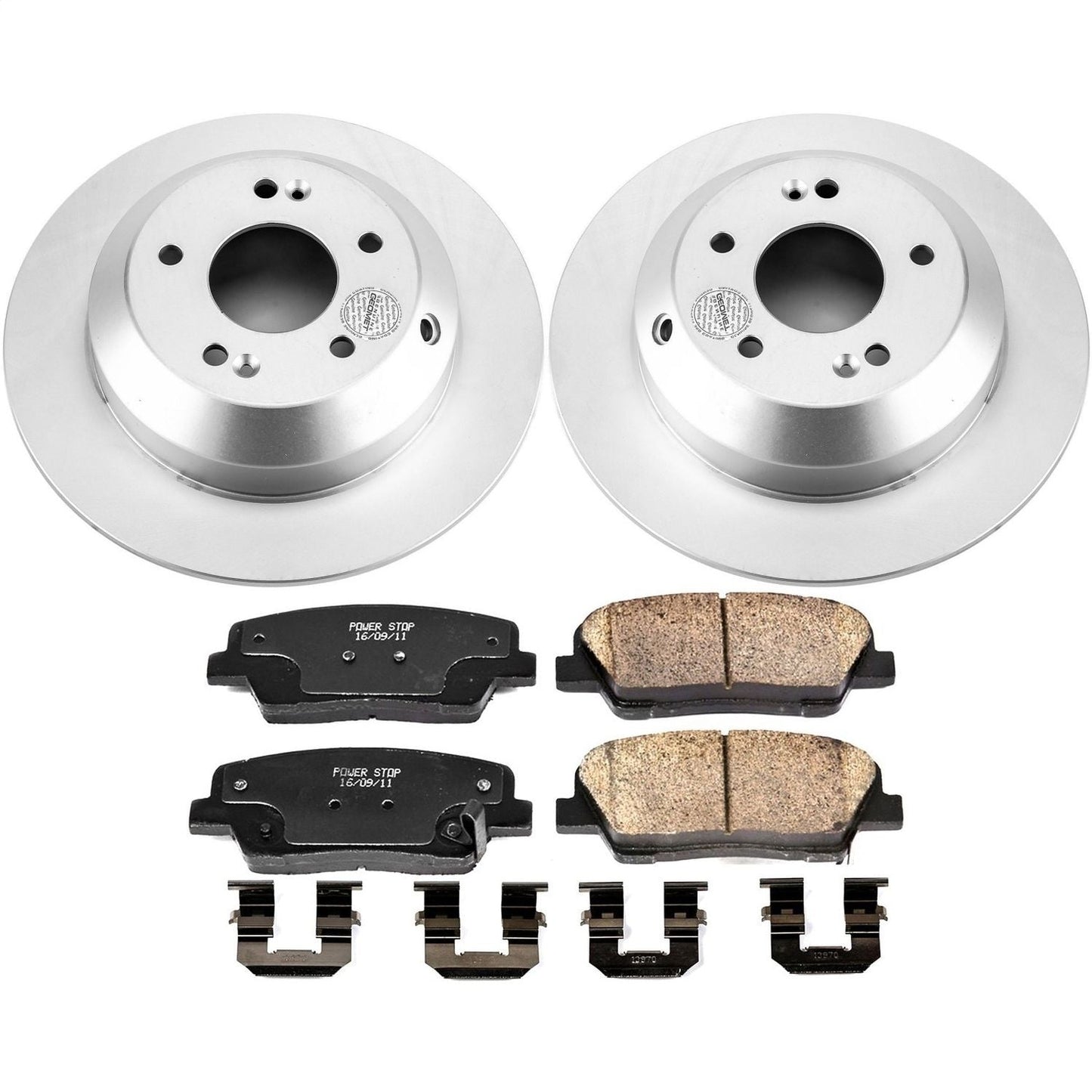 PowerStop Rear Z17 Evolution Geomet Coated Brake Kit | Kia Sorento (15-19) (CRK7062)