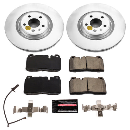 PowerStop Front Z23 Evolution Sport Coated Brake Kit | Audi A6 (17-18) (CRK7073)