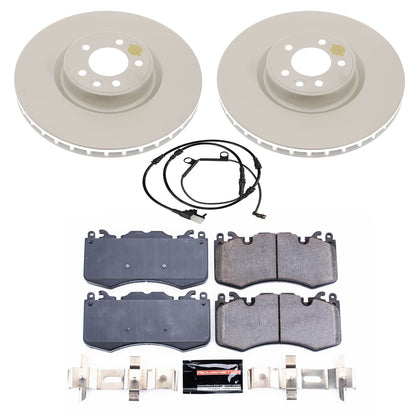 PowerStop Z23 Coated Front Brake Kit | Land Rover Range Rover Sport (14-17) (CRK7074)