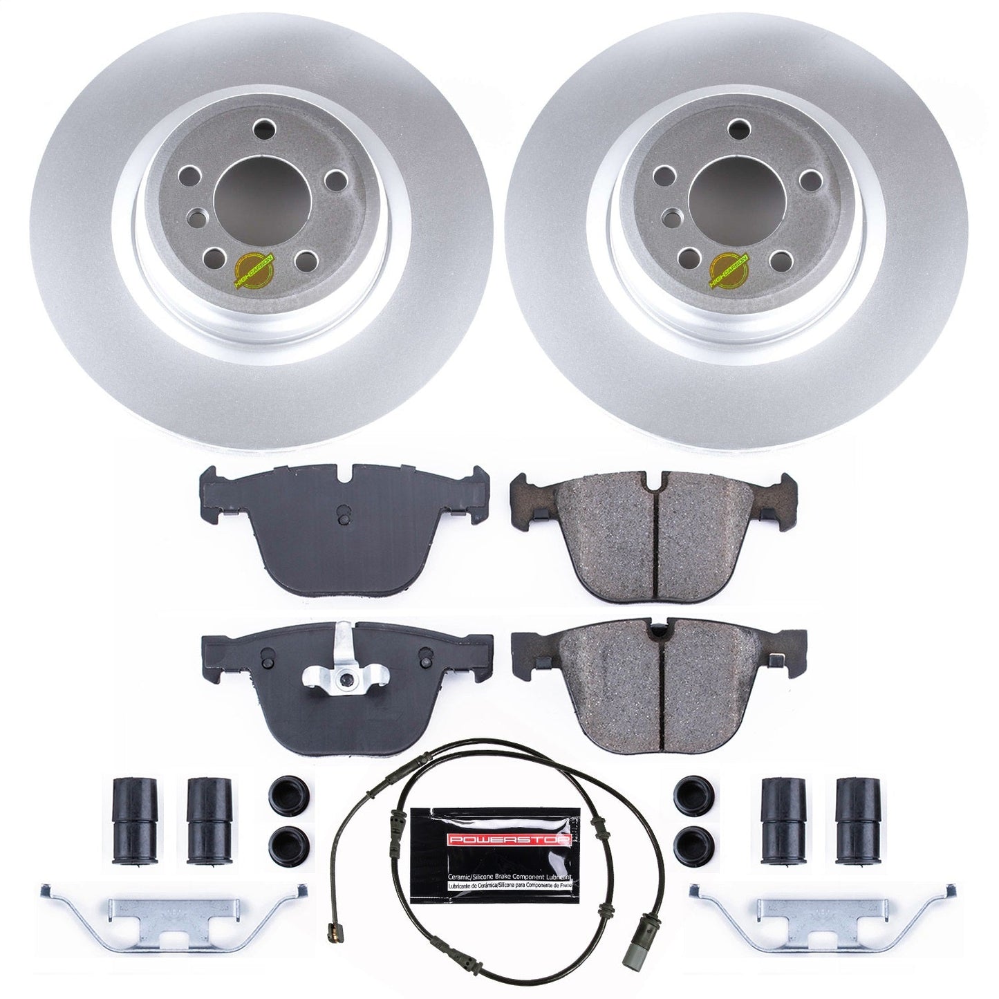 PowerStop Rear Z17 Evolution Geomet Coated Brake Kit | BMW 750i (11-15) (CRK7087)