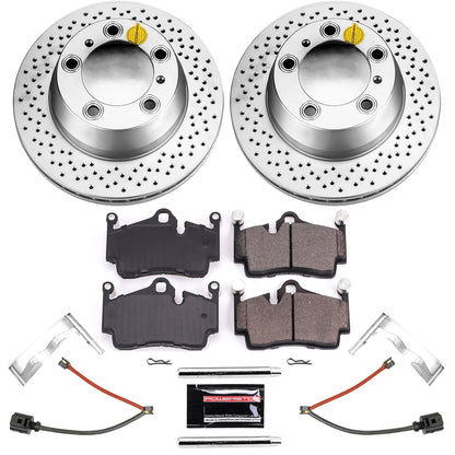 PowerStop Z23 Evolution Sport Coated Rear Brake Kit | Porsche 718 Boxster (17-18) (CRK7088)