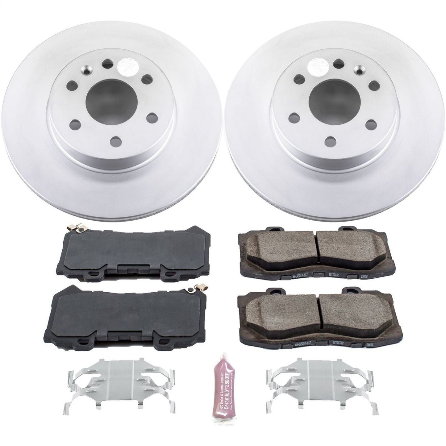 PowerStop Front Z17 Evolution Geomet Coated Brake Kit | Chevrolet Colorado (15-18) (CRK7126)