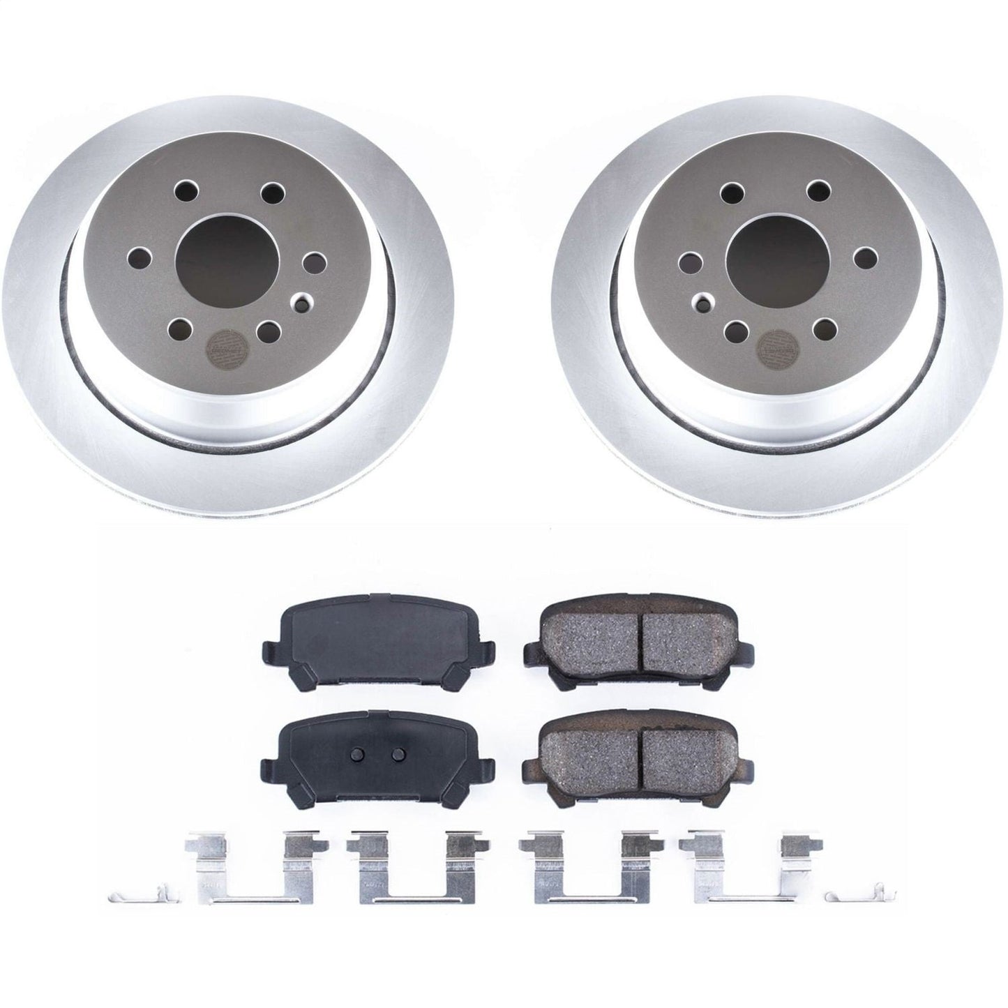 PowerStop Rear Z17 Evolution Geomet Coated Brake Kit | Chevrolet Colorado (15-18) (CRK7127)