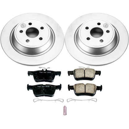PowerStop Rear Z17 Evolution Geomet Coated Brake Kit | Ford Edge (15-19) (CRK7144)