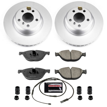 PowerStop Z23 Evolution Sport Coated Front Brake Kit | BMW 528i (12-13) (CRK7162)