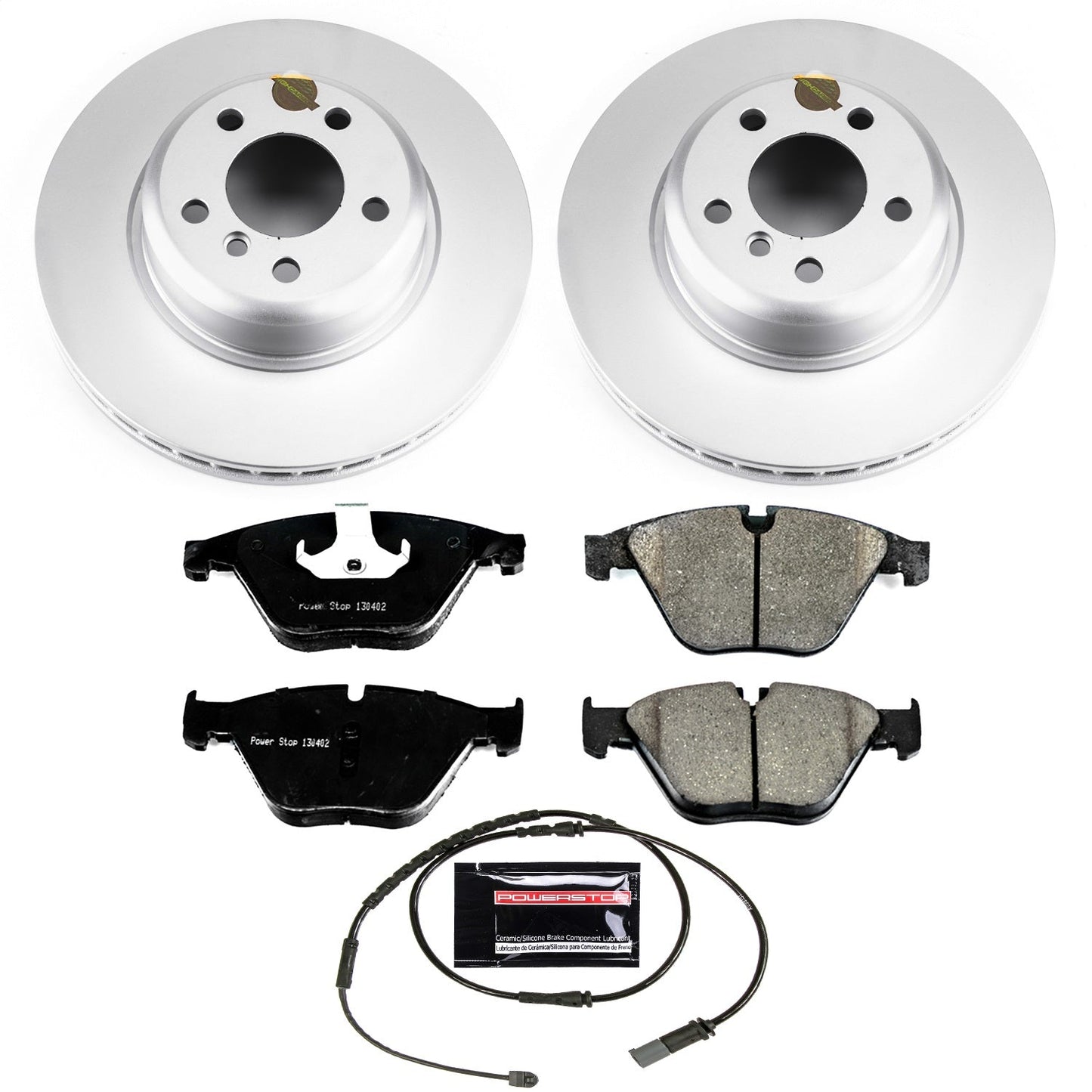 PowerStop Z23 Evolution Sport Coated Front Brake Kit | BMW 528i (14-16) (CRK7163)