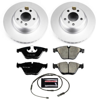 PowerStop Z23 Evolution Sport Coated Front Brake Kit | BMW 528i (14-16) (CRK7163)
