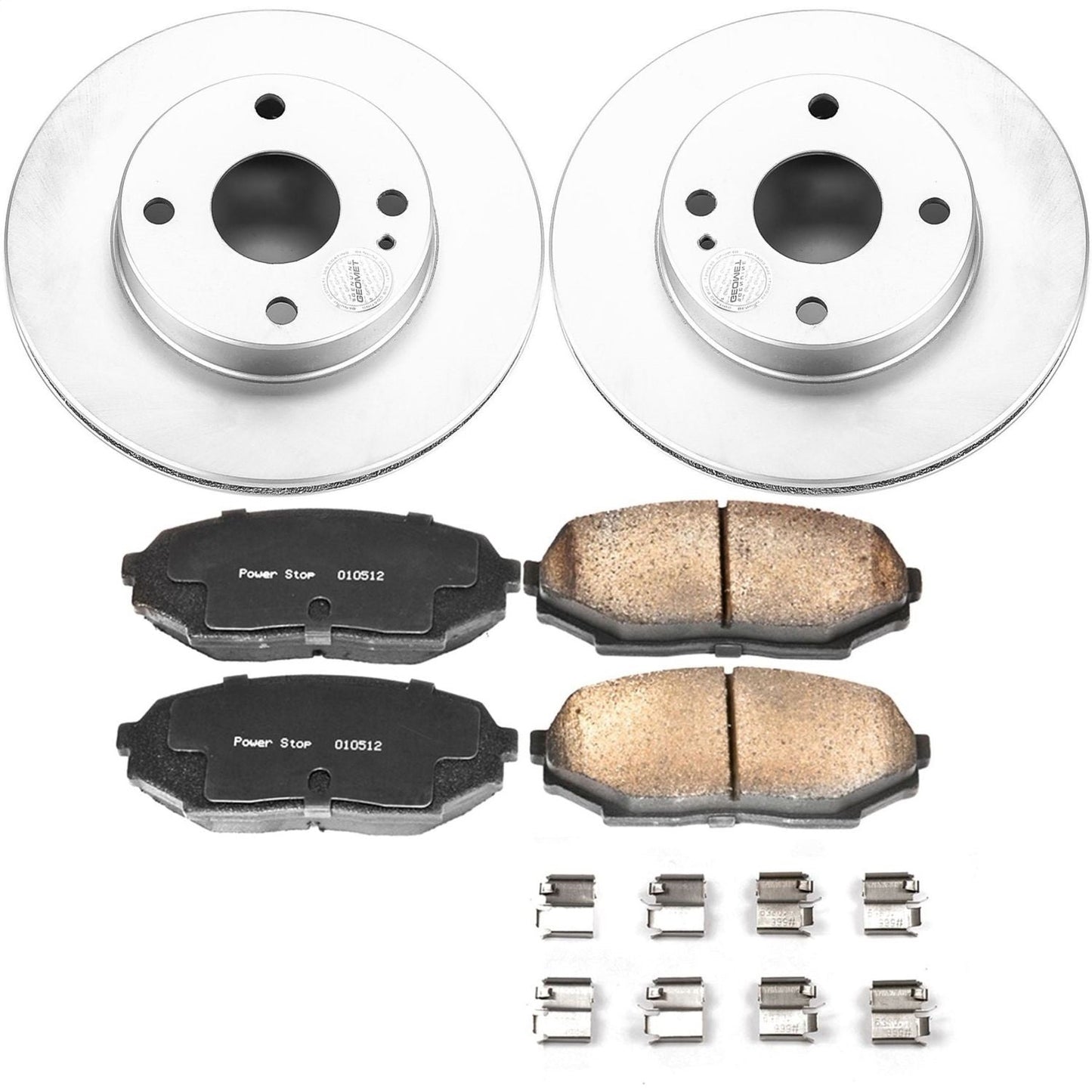 PowerStop Front Z17 Evolution Geomet Coated Brake Kit | Mazda Miata (90-93) (CRK717)