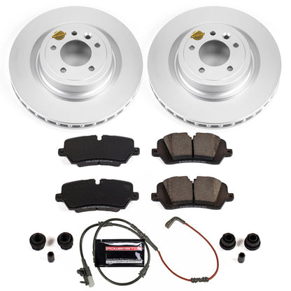 PowerStop Rear Z23 Evolution Sport Coated Brake Kit | Land Rover Discovery 2017 (CRK7174)