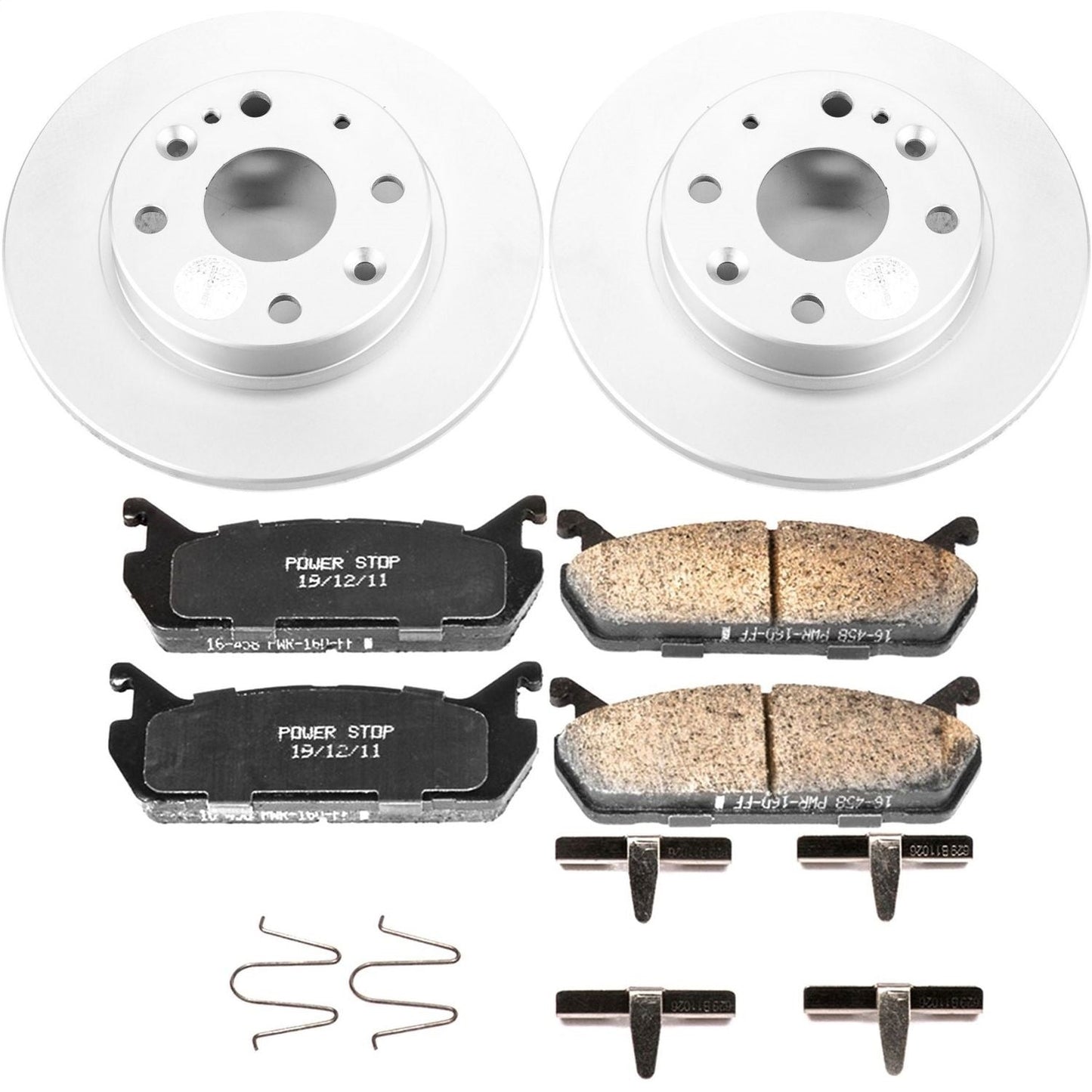 PowerStop Rear Z17 Evolution Geomet Coated Brake Kit | Mazda Miata (90-93) (CRK719)