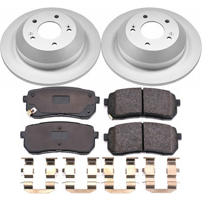 PowerStop Rear Geomet Coated Brake Kit | Kia Sedona (15-19) (CRK7213)