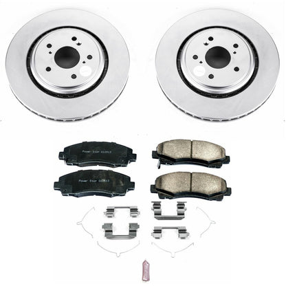 PowerStop Front Z17 Evolution Geomet Coated Brake Kit | Acura TLX (15-19) (CRK7214)