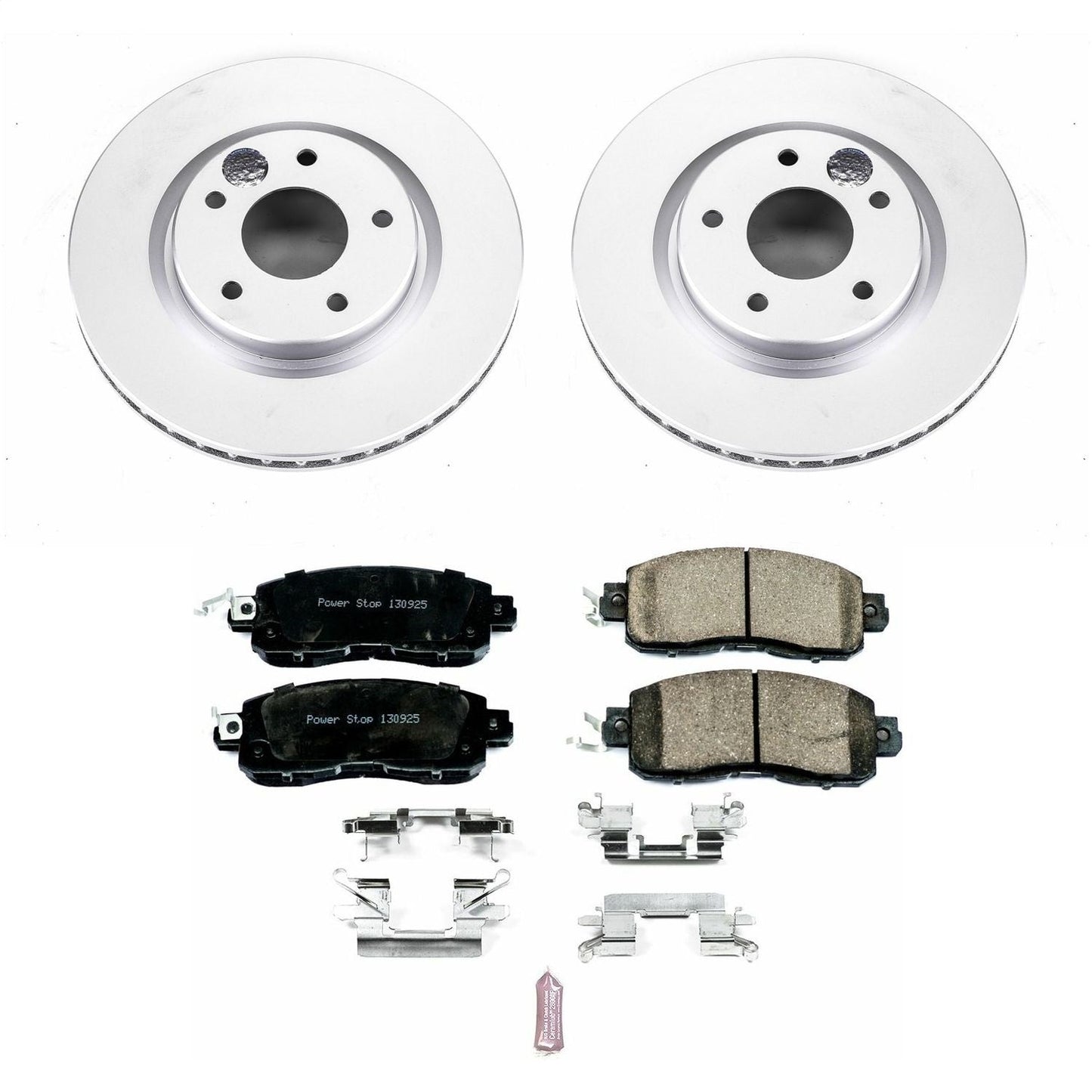 PowerStop Front Z17 Evolution Geomet Coated Brake Kit | Nissan Leaf (14-17) (CRK7215)