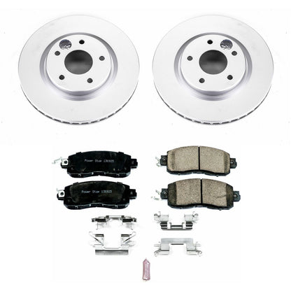 PowerStop Front Z17 Evolution Geomet Coated Brake Kit | Nissan Leaf (14-17) (CRK7215)