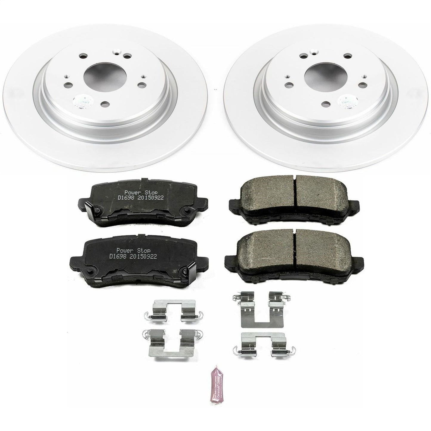 PowerStop Rear Z17 Evolution Geomet Coated Brake Kit | Acura TLX (15-19) (CRK7216)