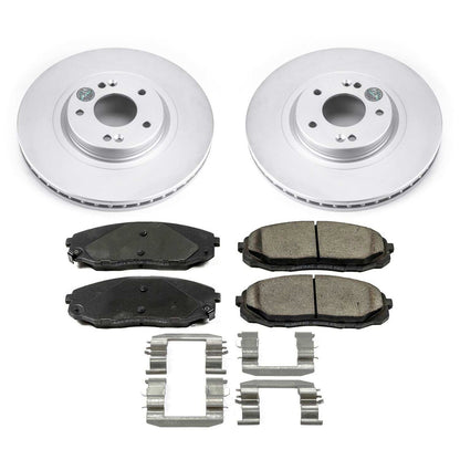PowerStop Front Z17 Evolution Geomet Coated Brake Kit | Kia Sedona (15-19) (CRK7218)