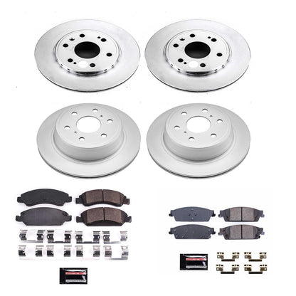 PowerStop Front & Rear Z17 Evolution Geomet Coated Brake Kit | Chevrolet Tahoe (15-19) (CRK7225)