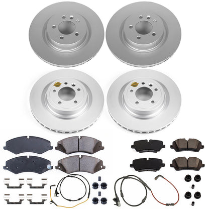 PowerStop Front & Rear Z23 Evolution Sport Coated Brake Kit | Land Rover Discovery (17) (CRK7260)
