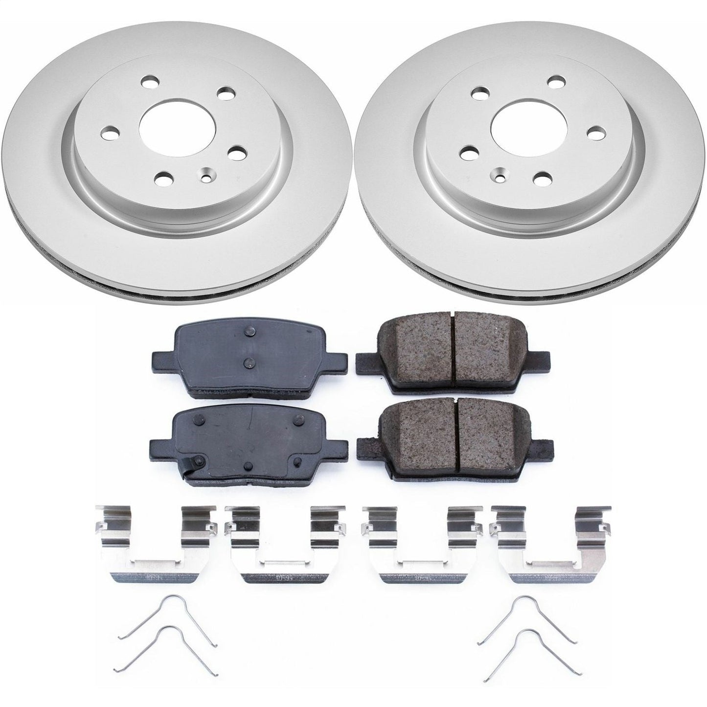 PowerStop Rear Z17 Evolution Geomet Coated Brake Kit | Cadillac CT6 (16-18) (CRK7289)