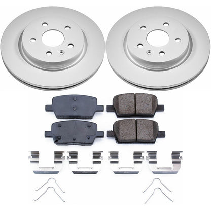PowerStop Rear Z17 Evolution Geomet Coated Brake Kit | Cadillac CT6 (16-18) (CRK7289)