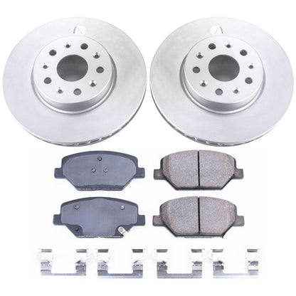PowerStop Front Z17 Evolution Geomet Coated Brake Kit | Chevrolet Camaro (16-19) (CRK7295)