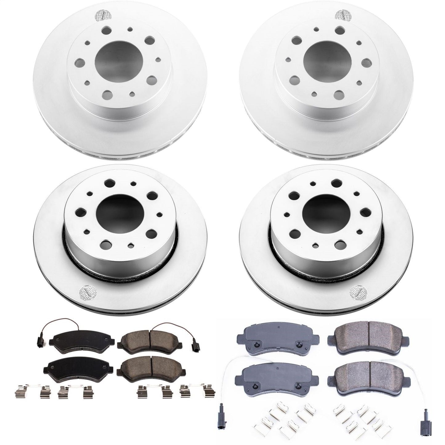 PowerStop Front & Rear Z17 Evolution Geomet Coated Brake Kit | Ram ProMaster 1500 (14-15) (CRK7304)