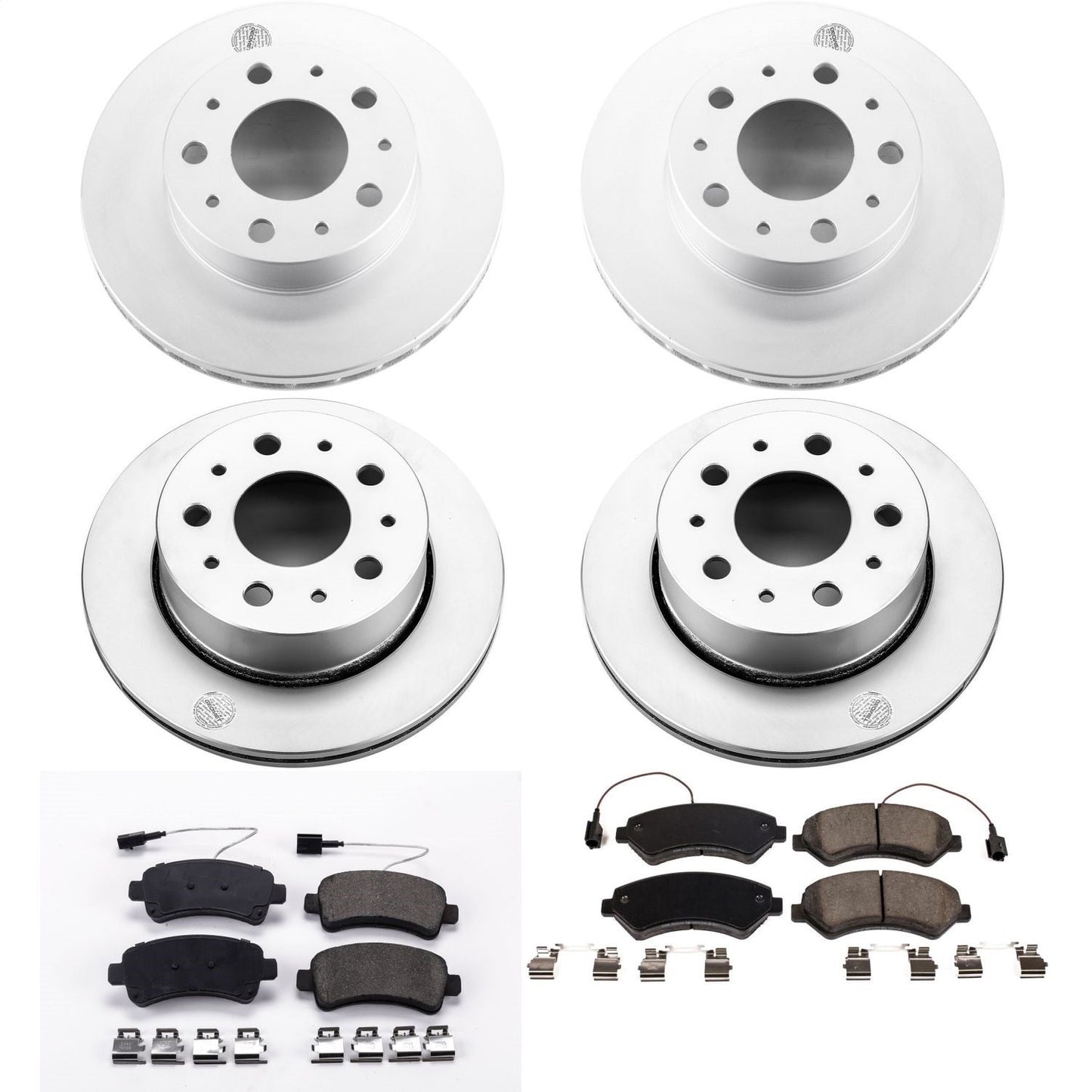 PowerStop Front & Rear Z17 Evolution Geomet Coated Brake Kit | Ram ProMaster 1500 (15-19) (CRK7305)