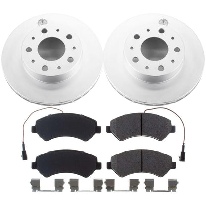 PowerStop Front Z17 Evolution Geomet Coated Brake Kit | Ram ProMaster 1500 (14-19) (CRK7306)