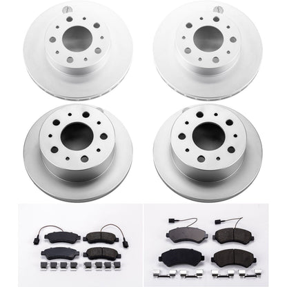 PowerStop Front & Rear Z17 Evolution Geomet Coated Brake Kit | Ram ProMaster 1500 (14-19) (CRK7308)