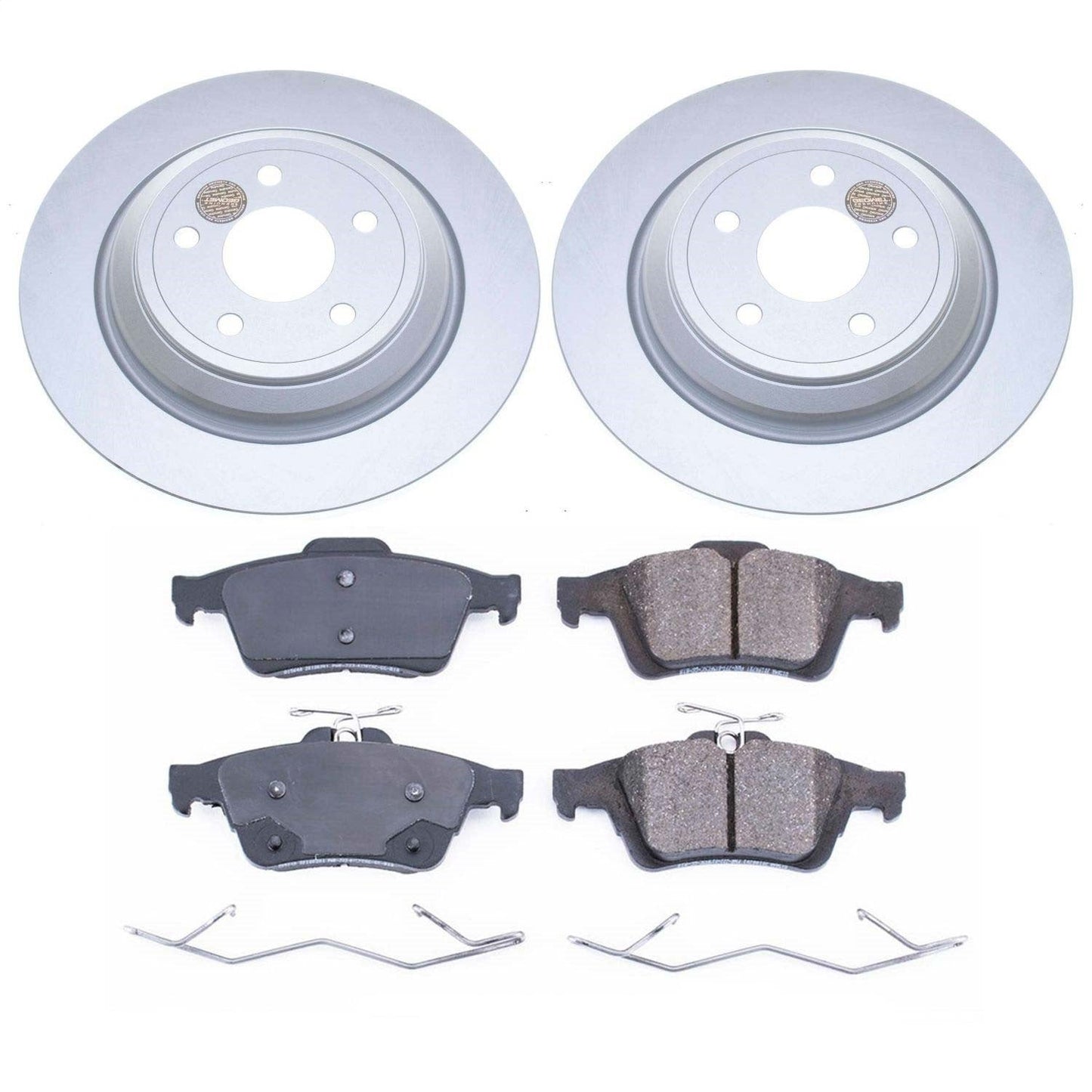 PowerStop Rear Z17 Evolution Geomet Coated Brake Kit | Ford Focus (16-18) (CRK7320)