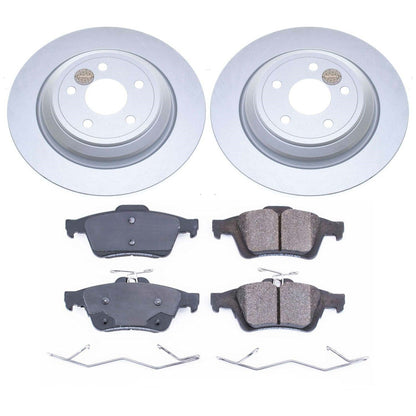 PowerStop Rear Z17 Evolution Geomet Coated Brake Kit | Ford Focus (16-18) (CRK7320)