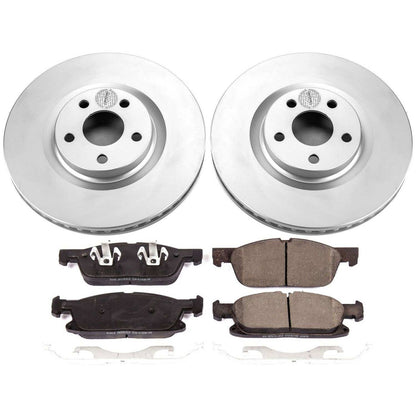 PowerStop Front Z17 Evolution Geomet Coated Brake Kit | Ford Edge (15-19) (CRK7321)