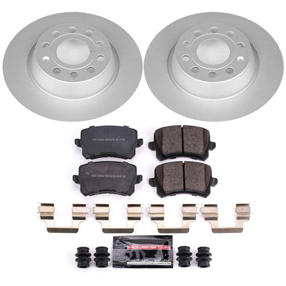PowerStop Rear Z23 Evolution Sport Coated Brake Kit | Audi Q3 2015 (CRK7324)