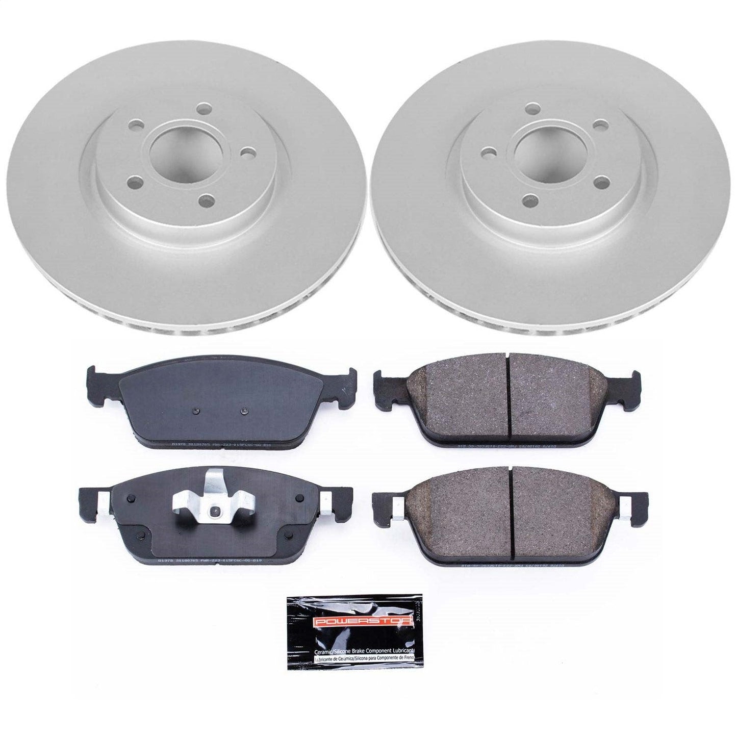 PowerStop Front Z23 Evolution Sport Coated Brake Kit | Ford Escape (17-18) (CRK7338)