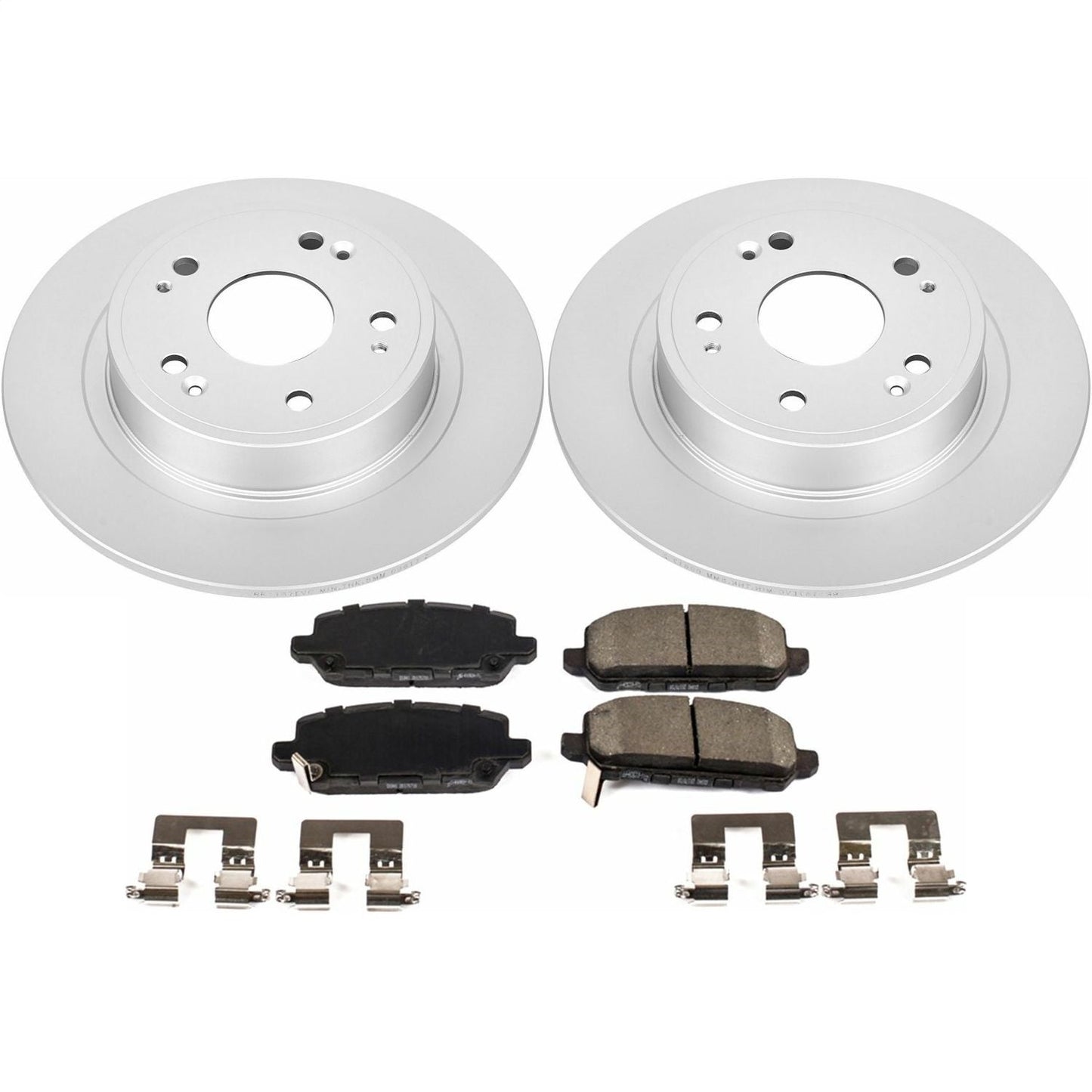 PowerStop Rear Z17 Evolution Geomet Coated Brake Kit | Honda HR-V (16-18) (CRK7340)