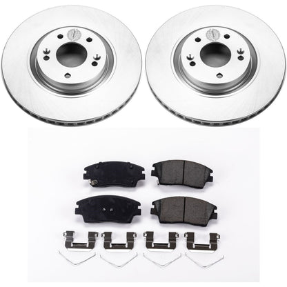 PowerStop Z17 Evolution Geomet Coated Front Brake Kit | Hyundai Tucson (15-17) (CRK7343)