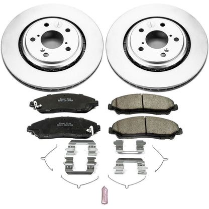 PowerStop Front Z17 Evolution Geomet Coated Brake Kit | Acura MDX (17-19) (CRK7352)