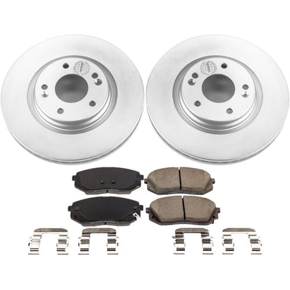 PowerStop Z17 Evolution Geomet Coated Front Brake Kit | Hyundai Sonata (16-19) (CRK7353)