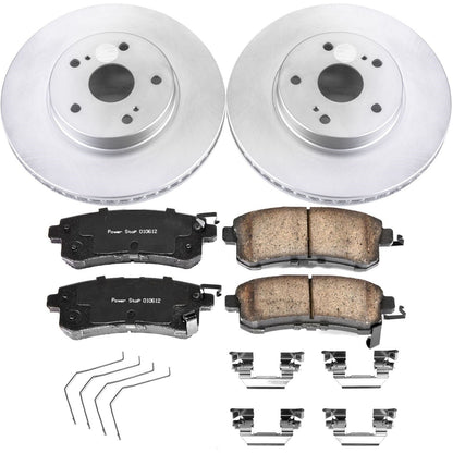 PowerStop Z17 Evolution Geomet Coated Front Brake Kit | Subaru Legacy (15-18) (CRK7356)