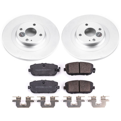 PowerStop Rear Geomet Coated Brake Kit | Fiat 124 Spider (17-19) (CRK7362)