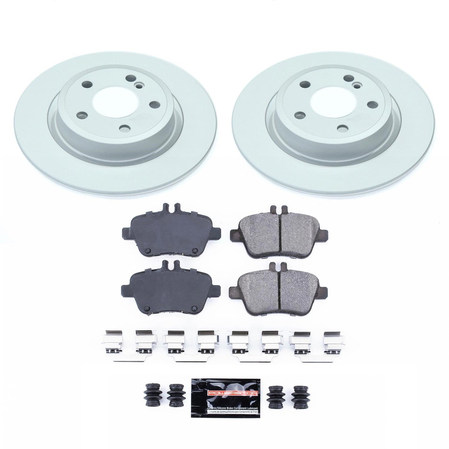 PowerStop Rear Z17 Evolution Geomet Coated Brake Kit | Infiniti QX30 (17-19) (CRK7377)