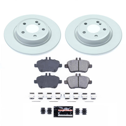 PowerStop Rear Z17 Evolution Geomet Coated Brake Kit | Infiniti QX30 (17-19) (CRK7377)