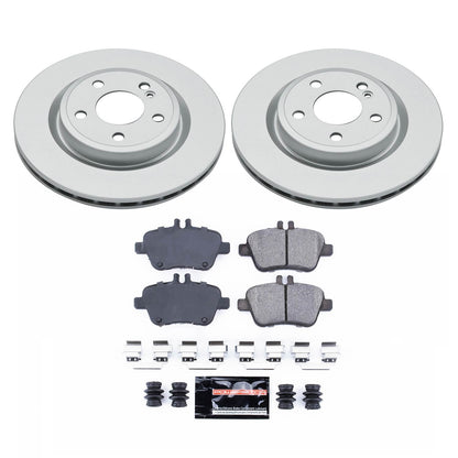 PowerStop Rear Z17 Evolution Geomet Coated Brake Kit | Mercedes-Benz CLA250 (14-19) (CRK7378)