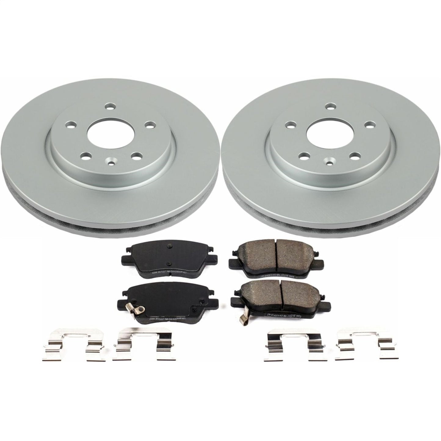 PowerStop Front Z17 Evolution Geomet Coated Brake Kit | Chevrolet Bolt EV (17-19) (CRK7399)