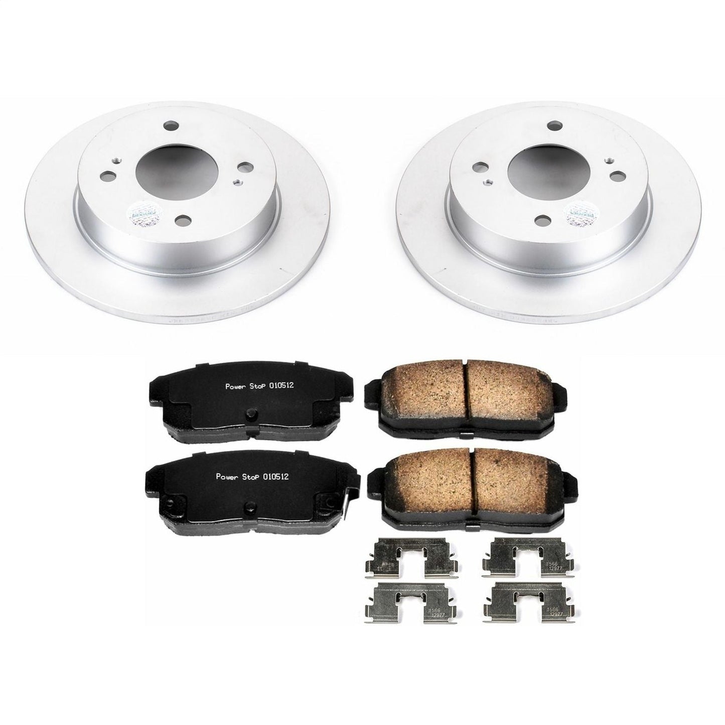 PowerStop Rear Z17 Evolution Geomet Coated Brake Kit | Infiniti G20 (01-02) (CRK741)
