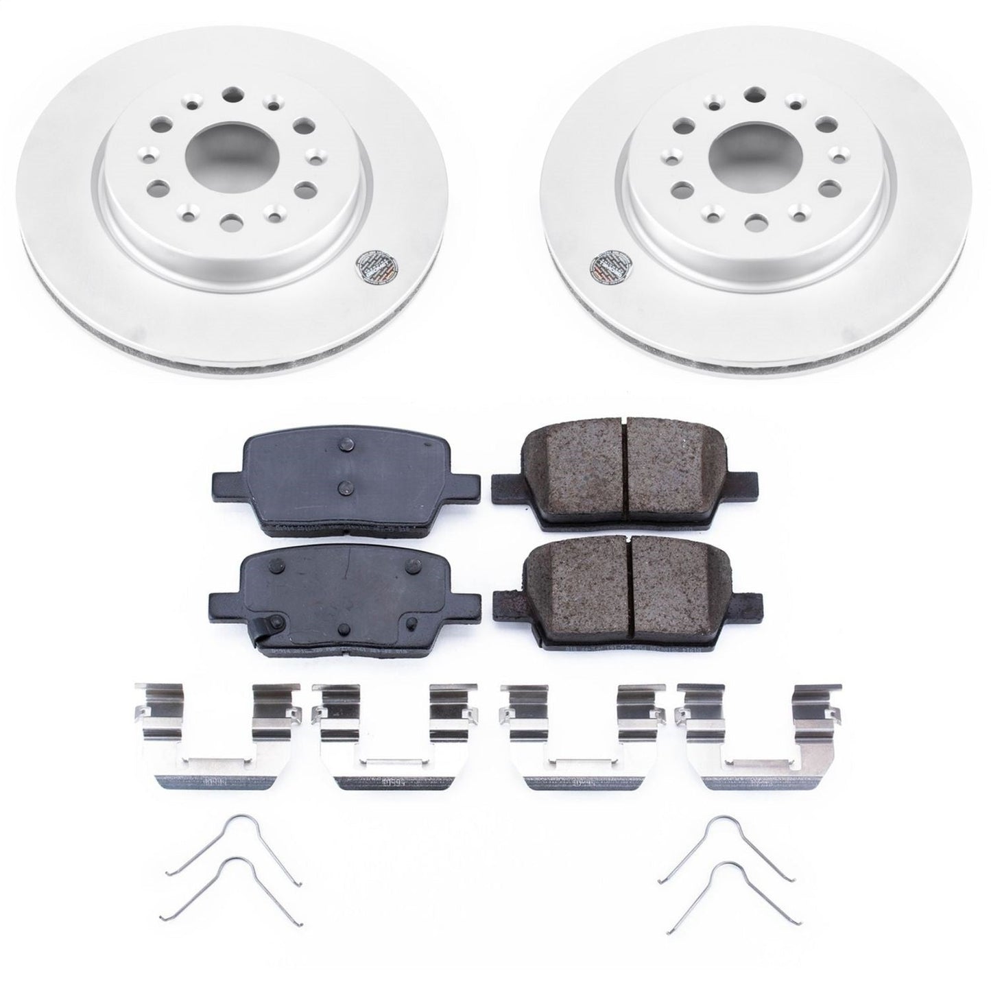 PowerStop Rear Geomet Coated Brake Kit | Buick Enclave (18-19) (CRK7411)